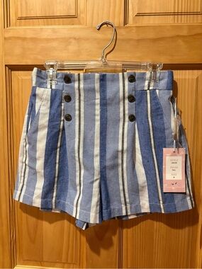 Simply Blessed High-Waisted Sailor Shorts color pattern "Paul" NWT Wmns M